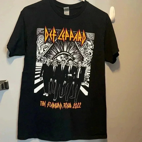 2022 def leppard the stadium tour tshirt size med concert tshirt - Picture 1 of 6